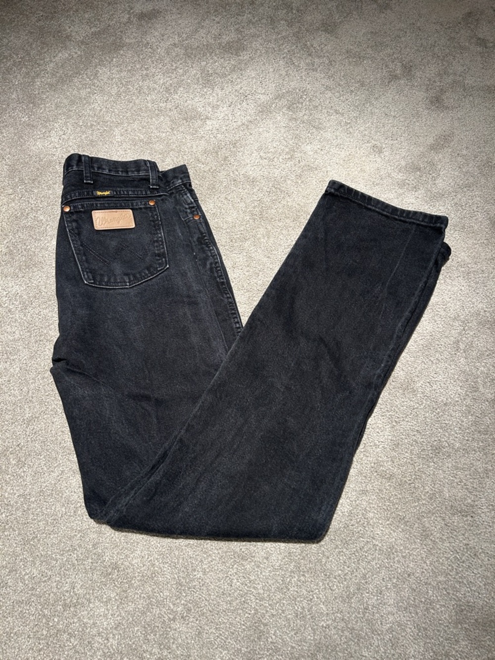 Wrangler Black Men's Bootcut Jeans